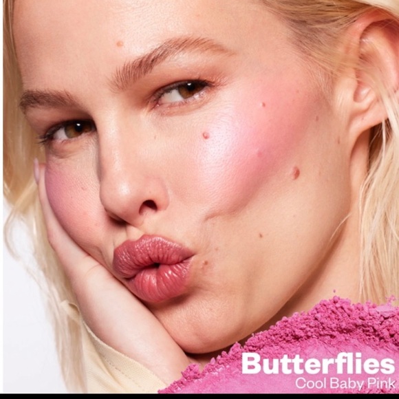 Kosas Blush is Life Baked Blush in Butterflies Cool Baby Pink BNIB - Picture 3 of 16